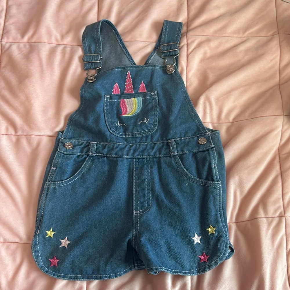 Girls jean overalls